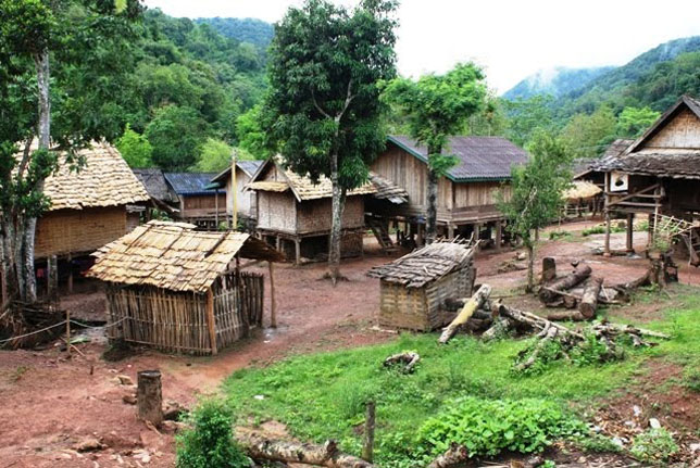 Issaan dorpsleven